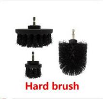 UNTIOR 3Pcs/Set Electric Scrubber Brush Drill Brush Kit Plastic Round Cleaning For Carpet Glass Car Tires Corner Cleaning Brush juoda