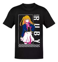 Anime Oshi No Ko Ai Cover White T Shirt Size S 4XL, Gift For Friends 3XL