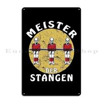 Table Football Master Of The Rods Metal Sign Club Designs Rusty Home Wall Cave Tin Sign Poster 20x30cm（7.8x11.8inch）