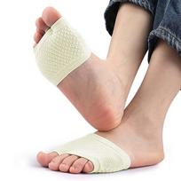 Prevent Abrasion Half Palm Socks Support Forefoot Toe Separator Socks Half Boat Socks  Women/Lady balta