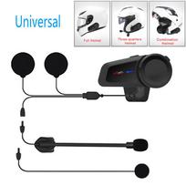 Maxto M2 Motorcycle Helmet Bluetooth Headset Intercom 6 Riders 1000M FM MP3 Helmet Casco Interphones Waterproof IP67  BT5.0 1PC