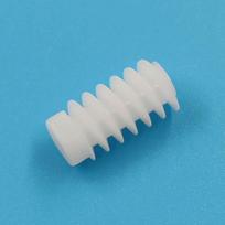 W6x12mm 0.5M Pom Plastic Worm Gear OD=6mm Length 12mm Hole 1.9mm DIY Model Toy Helical Pinion W6X12-2A 1.9mm