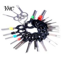 21Pcs Terminals Removal Key Tool Electrical Wiring Crimp Connector Pin Extractor