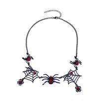 Vintage Punk Spider Choker Gothic Spider Clavicle Chain  Hip Hop Party juoda