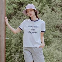 [Snowpeak] Cotton Women's Ringer Short Sleeve T-shirt Off White (S25MWFTS63) 85