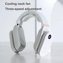 ZAOXI Mini Neck Fan Air Cooler Portable Bladeless Fan USB Leafless Cooling Conditioner Wearable For Neckband with Warm Heater balta
