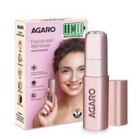 AGARO Facial Hair Removal Machine for Women, Rechargeable, Cordless, Safe & Painless Electric Shaver, Hypoallergenic Blade, Multipurpose Use for Up