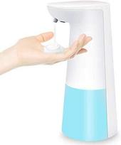 Liquid Soap Dispensers Soap Dispenser Automatic Soap Dispenser the Waterproof Design Makes Cleaning Easier. (White,No Plug Required&4.5V) balta