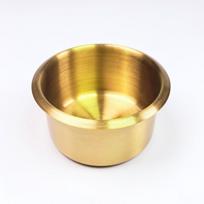 Standard 68mm Inner Diameter Brass Cup Holder Polished Golden Drink Holder for Casino Table Sofa Couch and Recliner Armrest Pro auksas