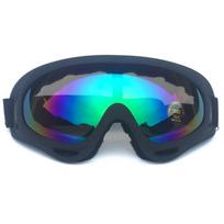 MT-X400 Cycling Protective Goggles Skiing Snowboarding Motorbike Off-Road Sports Safety Eyewear Unisex PC Lens Frame Black Frame Rainbow Lens