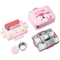 TAFUCO 316 Stainless Steel Kids Bento Box with Soup Bowl