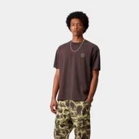 T-shirt Carhartt WIP S/S Vista Palisander Teint en Pièce Coupe Loose Homme S - 48h