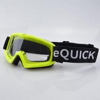 EQUICK Cycling Protective Goggles Skiing Snowboarding Outdoor Sports UV Protection Unisex Adult Safety Eyewear Yellow