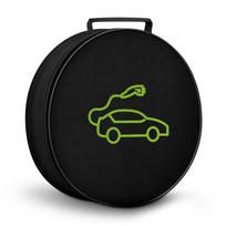 Electric Car charger Plugs Storage Carry Bag EV Car Charging Cable Sockets Waterproof Fire Retardant Equipment Container round bag