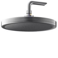 6 Modes Rainfall Shower Head with Filter Shower Nozzle Top Spray Shower Head  Shower Sets pilka spalva