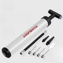 Bicycle Pump Ball Hand Air Pump Portable Soccer Pump Inflator Compact Basketball Football Pump Multifunction Bicycle Air Pump white set