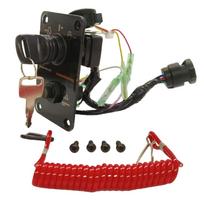 Single Engine Key 12V Switch Panel Assembly On Off Start Control Box for Yamaha Outboard Boat Marine 704-82570-08 704-82570-12 704-82570-08