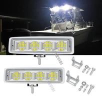 12V Led Boat Lights Deck Dock Marine Light Lamp P67 Waterproof for Boat Pontoon T-top Light Headlight Spreader Navigation Light 2Pcs