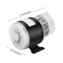 Electric Bike Replacement Geared Motor, MY1016Z 24V 350W 2750RPM, Durable Iron Housing Low Noise, Easy Mounting for Moped Mini Bike Scooter sidabras