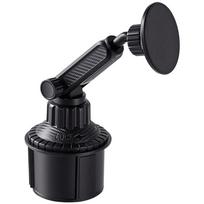 Car Cup Holder Magnetic Phone Mount 360 Rotation Secure Flexible Clip On Universal Smartphone Stand Magnetic Suction