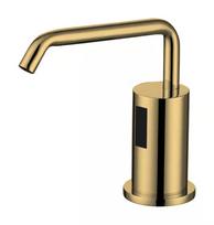 HLK Modern Gold Automatic Sensor Infrared Foam Soap Dispenser Brass Hand Sanitizer Machine Hotel Hospital Use Bathroom