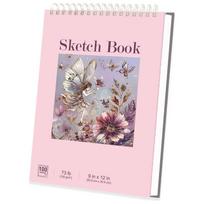 12-Inch Sketch Book Blank Drawing Pad Sketchbook, -Off Pages for Drawing One Size