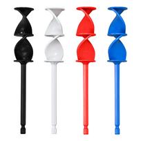 4Pcs Resin Mixer Epoxy Mixer Paddles Drill Mixing Attachment Reusable Paint Mixer For Drill Epoxy Drill Paddles 1