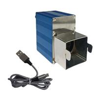 USB BBQ Air Blower Portable Barbecue Fan Air Blower Outdoor Wood Stove Waste Oil Stove Blower 10000RPM mėlyna