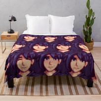 Stardew Valley: Sebastian Throw Blanket for babies Single Extra Large Throw Blankets Size: 75*100cm, Weight: 230 GSM