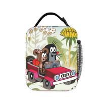 Czech Cartoon Krtek Mole Lunch Bag For Adult Lunch Box Casual Picnic Cooler Bag Portable Zipper Oxford Thermal Lunch Bags One Size