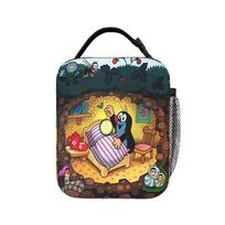 Czech Cartoon Krtek Mole Lunch Bag  Portable Lunch Box Men Picnic Graphic Cooler Bag Fun Waterproof Thermal Tote Handbags One Size