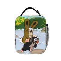 Czech Cartoon Krtek Mole Lunch Bag  Retro Lunch Box Travel Portable Insulated Tote Food Bags For Women Waterproof  Cooler Bag One Size