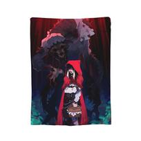 Deads by Daylights Flannel Blankets Video Games Awesome Throw Blankets for Home Hotel Sofa 150*125cm Bedspread, Size: 75*100cm, Weight: 230 GSM