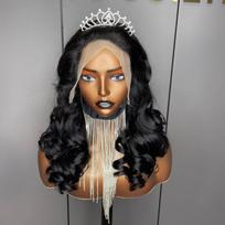 Body Wave Lace Frontal Human Hair Wig Pre Plucked 13x4 HD Transparent Lace Front Brazilian Wigs for Black Women (as the picture,Body Wave&14 in&13x4)