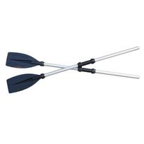 2pcs Kayak Fishing Boat Rafting Paddle Aluminum Alloy Propeller Rod Detachable Surfing Canoe Boating Paddles 134cm Length
