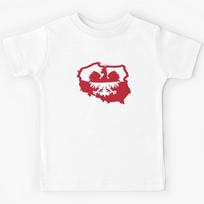 Poland Map Polska Pride T Shirt Kids T-Shirt 130