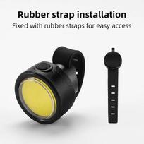 Front Lights Bike Taillights Waterproof MTB Lamp Battery: No Battery Warning Cycling Light LED Headlight Rear Frame&600LM