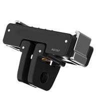 Magnetic Adapter Foldable 2claw Interfaces 1/4inch Tripod Thread Durability For Action Cameras Photography Accessories 1