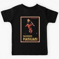 Vintage Poster Italian Macaroni Kids T-Shirt 140