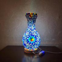 Art Kit Crafts for Kids Mosaic Tiles Multicolor Jar Flower Vase Decorative Night Light 10&Usb