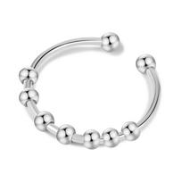 Decompression Ring Fidget Bead Ring Adjustable Opening and Stackable Ring 1