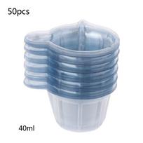 Clear Measuring Cup for Resin Epoxy Paint Diy Disposable Mixing Stirring Cups 1 gryna