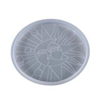 Irregular Flower Pattern Coaster Silicone Mold Epoxy Resin Cup Mat Mould Jewelry Tool Home Decoration Accessories