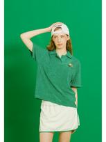 Maro Golf Kiwi Emblem Terry Shirt (Green) Free