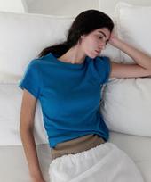 Annies Bessette Half Tee (Blue) Blue