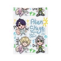 Alien Stage Anime Blanket Flannel Decoration Breathable Lightweight Throw Blankets for Sofa Car Rug Piece Size: 75*100cm, Weight: 230 GSM