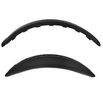 High Quality Memory Foam & Protein Leather Breathable Headband Cover Replacement for QC35/QC45 Headband-Black/White juoda
