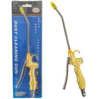 Oil Resistant Integrated Alloy Air Duster Gun with Long Bend Rod for Home Machinery Dusting Gold Japanese-style