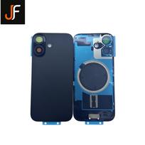 Aukštos kokybės iPhone 17 mobiliojo telefono korpuso pakeitimas su kameros objektyvu ir stiklo juostos dizainu JF prekės ženklas Apple IPhone&For iPhone17 balta
