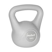 Kettlebell 10Kg Szary Kettle Hantel Odważnik Kula Do Ćwiczeń Abs Rebel